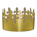 Gold Foil Fleur De Lis Crown